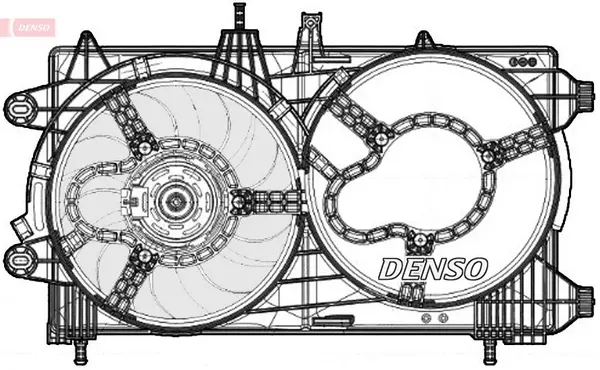 Ventilator, radiator DENSO DER13012