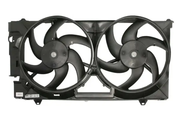 Ventilator radiator Dreapta (cu carcasa) potrivit CITROEN BERLINGO, BERLINGO MINIVAN, XSARA, XSARA HATCHBACK, XSARA KOMBI; PEUGEOT 306, 406, PARTNER, PARTNER MINIVAN 1.5D-2.0D 05.93-12.15