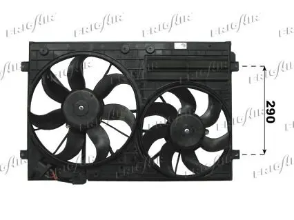 Ventilator, radiator FRIGAIR 0510.2020
