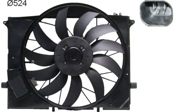 Ventilator, radiator MAHLE BEHR CFF 172 000S