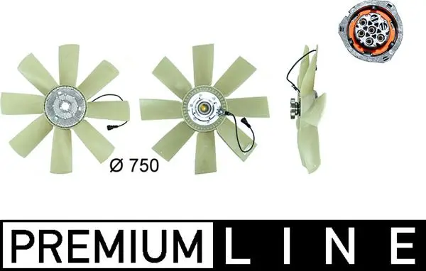 Ventilator, radiator MAHLE BEHR *** PREMIUM LINE *** CFF 441 000P