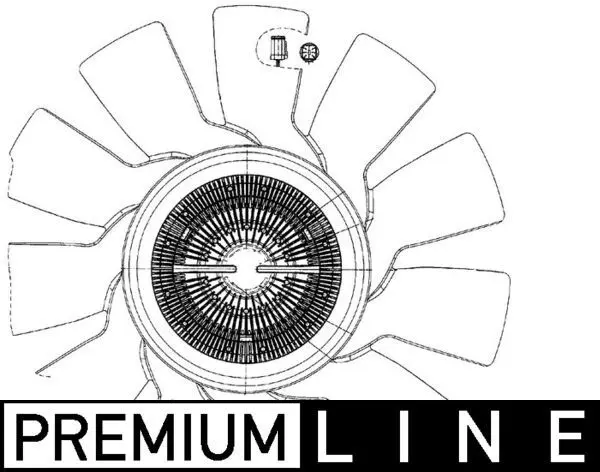 Ventilator, radiator MAHLE BEHR *** PREMIUM LINE *** CFF 497 000P