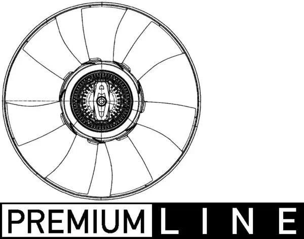 Ventilator, radiator MAHLE BEHR *** PREMIUM LINE *** CFF 500 000P