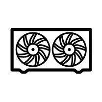 Ventilator, radiator NRF 47004