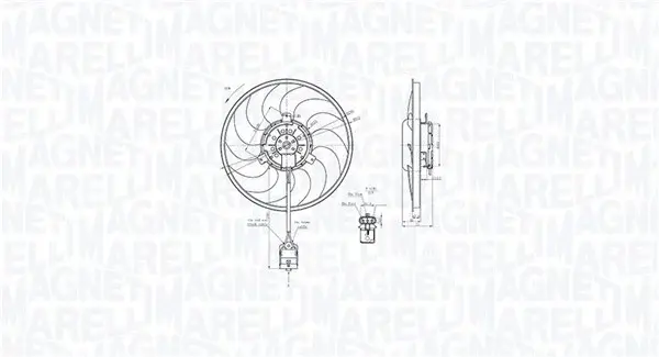 Ventilator radiator potrivit OPEL ASTRA G, ASTRA G CLASSIC, ASTRA G KOMBI, ASTRA H, ASTRA H GTC, ASTRA H KOMBI, ZAFIRA A, ZAFIRA B, ZAFIRA B MINIVAN 1.2-2.2D 02.98-04.15