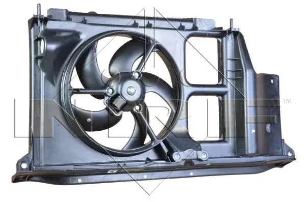 Ventilator radiator Stanga (cu carcasa) potrivit CITROEN BERLINGO MINIVAN; PEUGEOT 206, 206+ 1.1-2.0D 08.98-