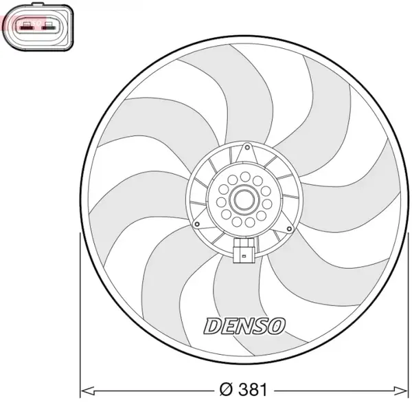 Ventilator radiator Stanga potrivit AUDI A6 ALLROAD C7, A6 C7, A7, Q3, Q5 1.4-3.0D 11.08-10.18
