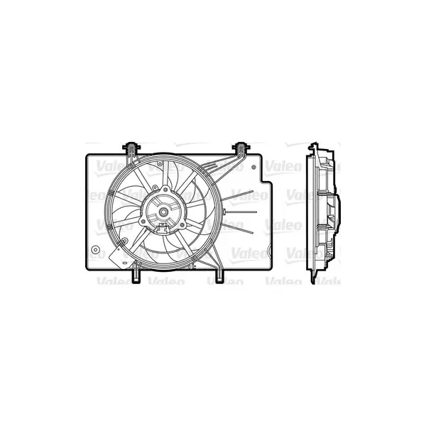 Ventilator, radiator VALEO 696344
