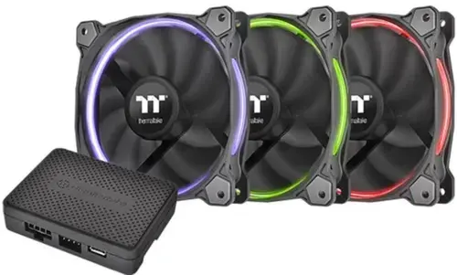Ventilator Thermaltake Riing 12 RGB Premium Edition, 3 Fan Pack