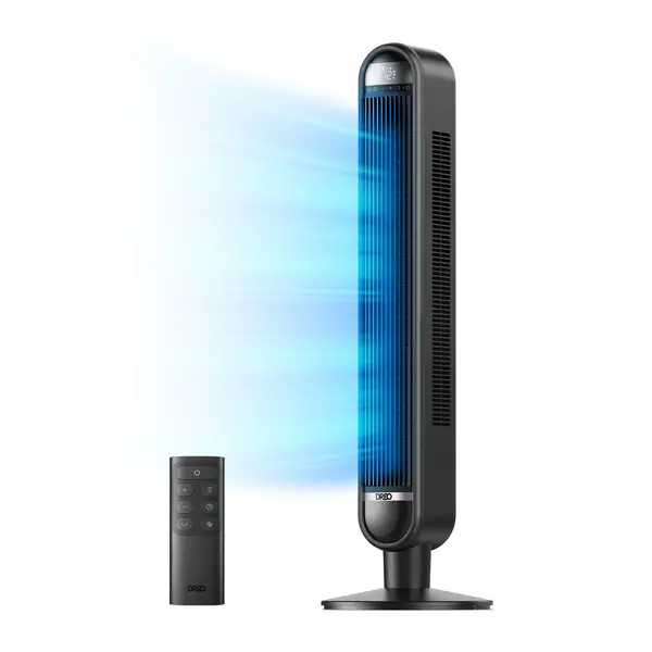 - Ventilator Turn DREO Cruiser DR-HTF019, 6 viteze, 4 functii,106cm, HyperSilent 30dB, oscilatie 90°,telecomanda, negru
