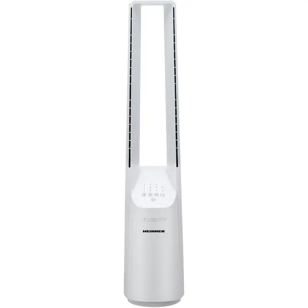 Ventilator turn Heinner HTFB-M33WH, 6 viteze, 3 moduri, Functie oscilatie, Temporizator, Control digital, Alb