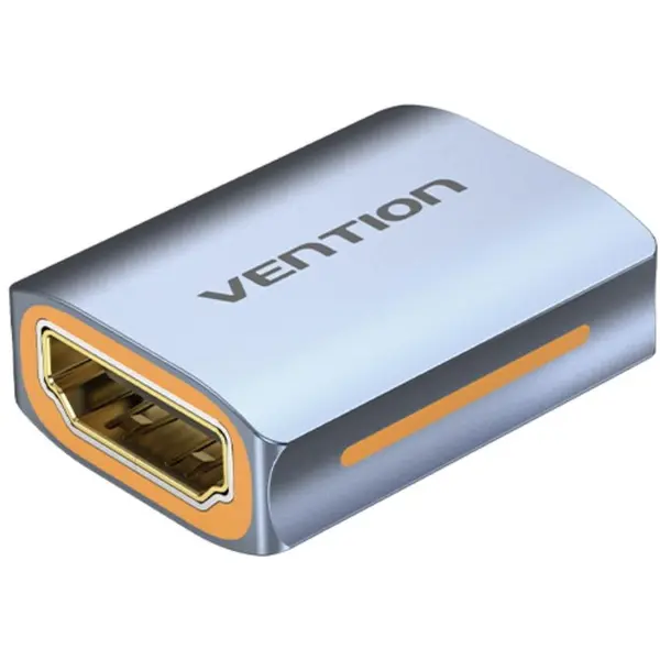 Vention ADAPTOR video Vention, HDMI(M) la HDMI(M), 48Gbps, rezolutie 8K la 60Hz/4K la 120Hz, aluminiu, Argintiu