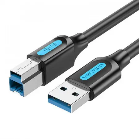 Vention Cablu USB 3.0 A la B Vention COOBI 3m PVC negru
