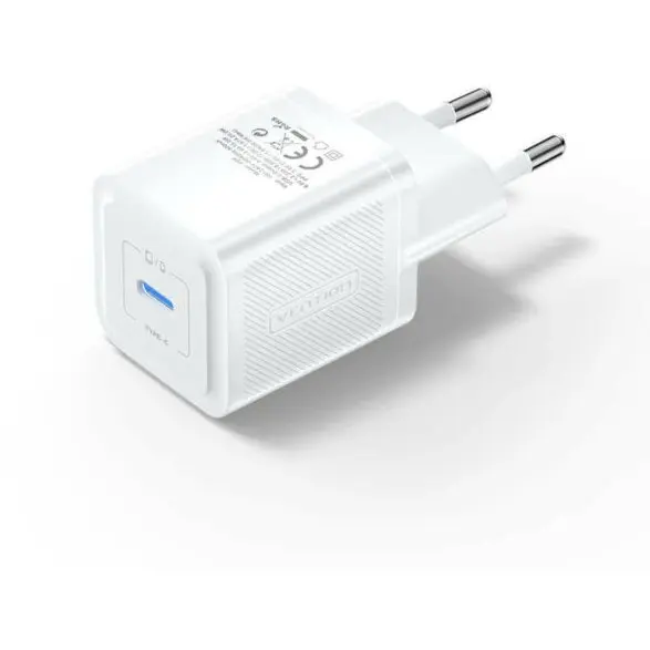 Vention INCARCATOR retea Vention 20W, 1 x USB Type-C, 5V/3A, QC 3.0, alb