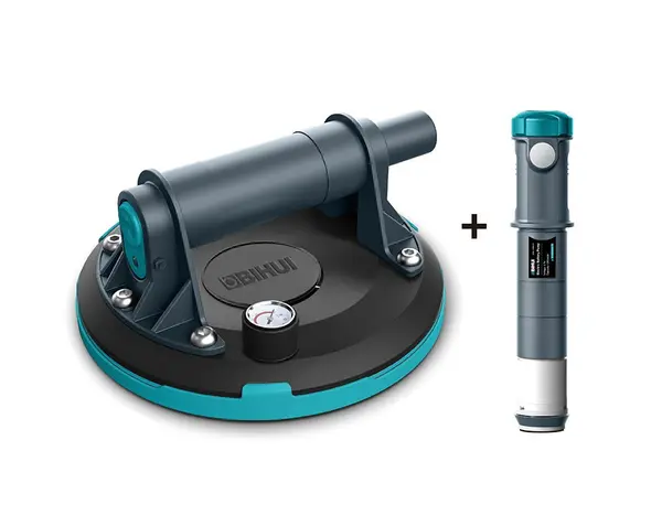 Ventuza Heavy Duty cu vacuum pt. placi texturate 200mm, 140kg - BIHUI-SCBS8