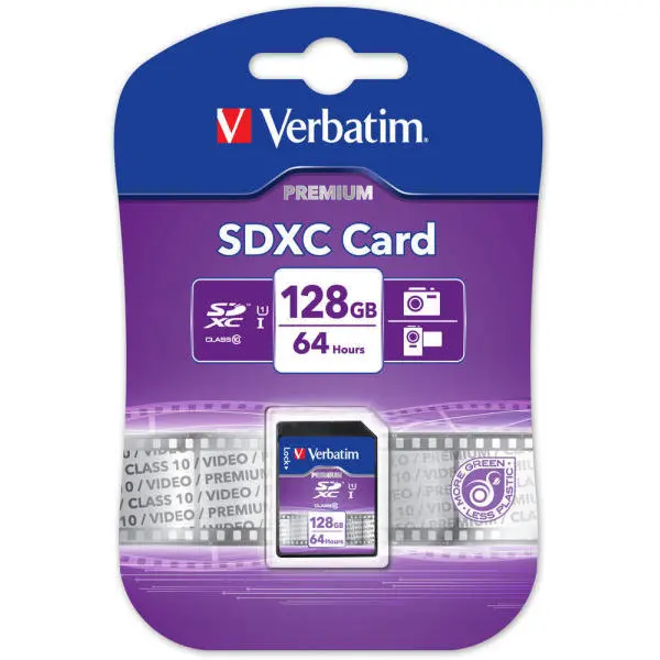Verbatim Card Memorie Verbatim 128 GB Class 10 Sdxc
