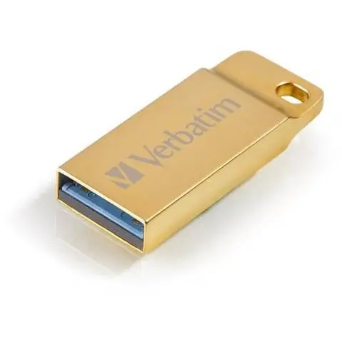 Verbatim Memorie USB Verbatim Exclusive Metal 64 GB, USB 3.0, Gold
