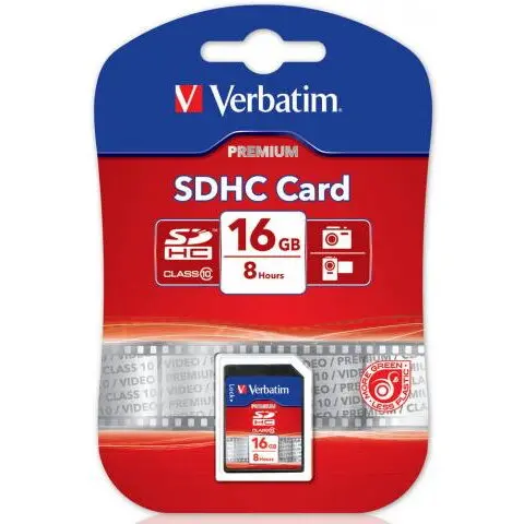 Verbatim Memory Card Verbatim Premium 43962 SDHC, 16GB, Clasa 10