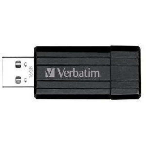 Verbatim USB Flash Drive Verbatim PinStripe 8 GB Black