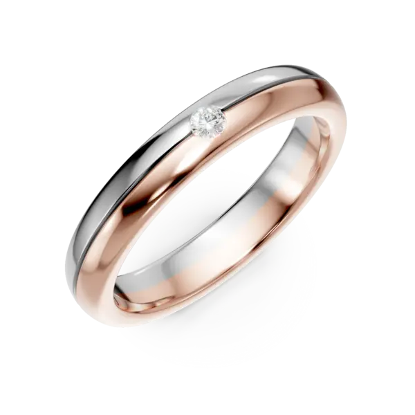 Verigheta aur model CLEO pentru ea cu diamant