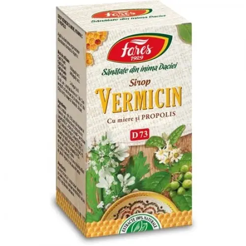 Vermicin sirop (antiparazitar) cu mierepropolis, 100ml (D73) Zephyr Labs