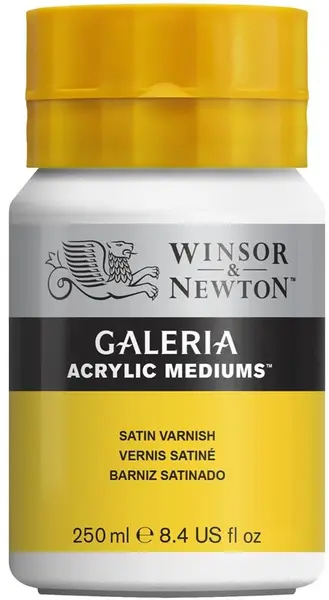 Vernis acrilic Winsor & Newton Galeria - Satinat, 250 ml