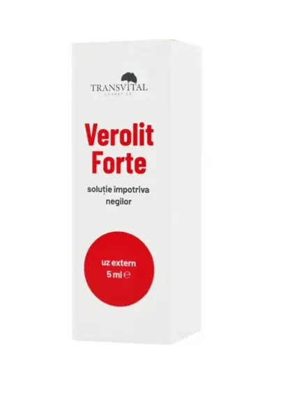 Verolit Forte Solutie impotriva negilor 5 ml