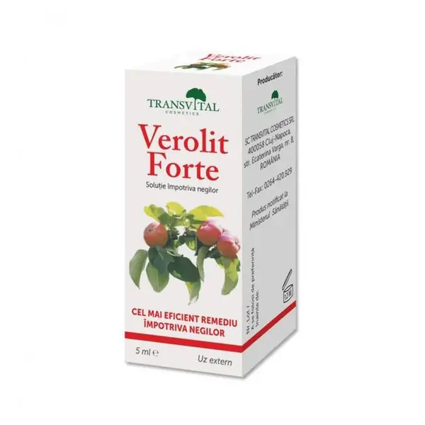 Verolit forte Solutie impotriva negilor, 5ml