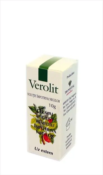 Verolit solutie pentru negi, Transvital | 10 g