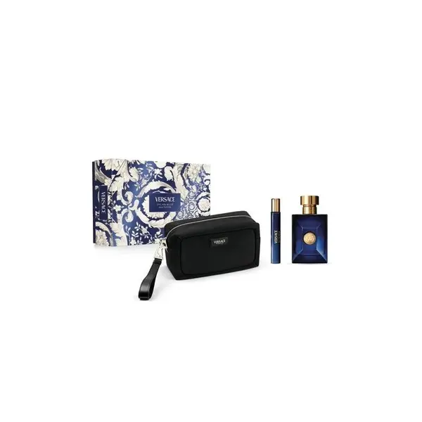 Versace Dylan Blue Set cadou pentru bărbați Volum EDT 100ml + EDT 10ml + geantă de toaletă