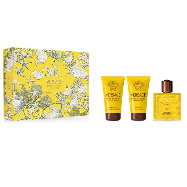 Versace – Eros Energy Eau De Parfum 50ml + Shower Gel 50ml + After Shave Balsam 50ml