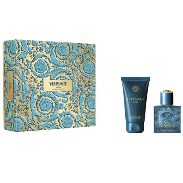 Versace Eros Set cadou pentru bărbați Volum EDT 30 ml + 50 ml gel de duș