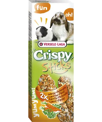 Versele Laga Batoane cu Morcov si Patrunjel pentru Iepuri si G-Pig - 2 bucati 110 g