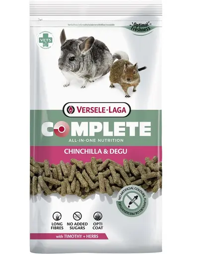 VERSELE-LAGA Complete hrana completa pentru Chinchilla si veverita Degu 1,75 kg