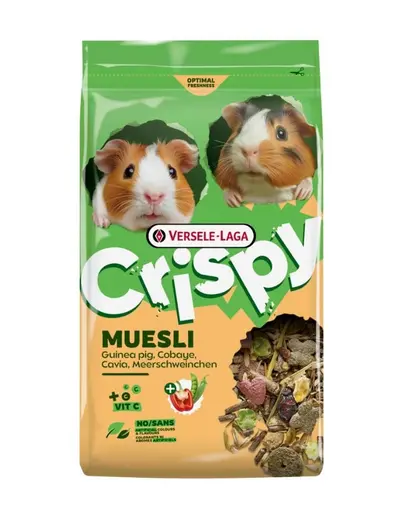 VERSELE-LAGA Crispy Muesli Guinea Pig 850 g hrană pentru porcușori de Guineea
