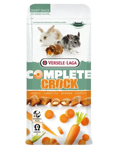 VERSELE-LAGA Crock Complete Carrot Recompense pentru rozatoare si iepuri, cu morcov 50 g