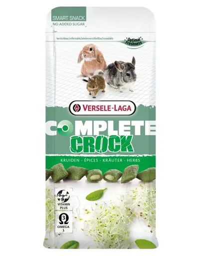 VERSELE-LAGA Crock Complete Herbs Recompense pentru iepuri si rozatoare, cu ierburi 50 g