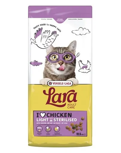 VERSELE-LAGA Lara Adult Light Sterilized 12,5 kg pentru pisici sterilizate