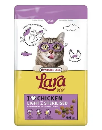 VERSELE-LAGA Lara Adult Light Sterilized 900 g hrană pisică sterilizată