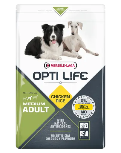VERSELE-LAGA Opti Life Adult Medium hrana uscata caini adulti de talie medie 12,5 kg