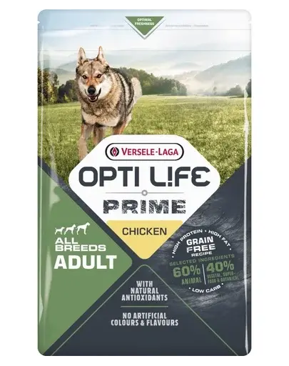 VERSELE-LAGA Opti Life Prime Adult Chicken Hrana uscata pentru caini adulti, cu pui 2,5kg