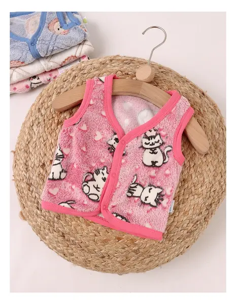 Vesta bebe cocolino lion ciclam