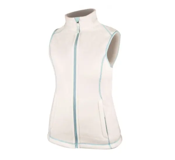Vesta de dama poliester 100%, culoarea alb, Ardon JANETTE, 280 g mp M, ALB