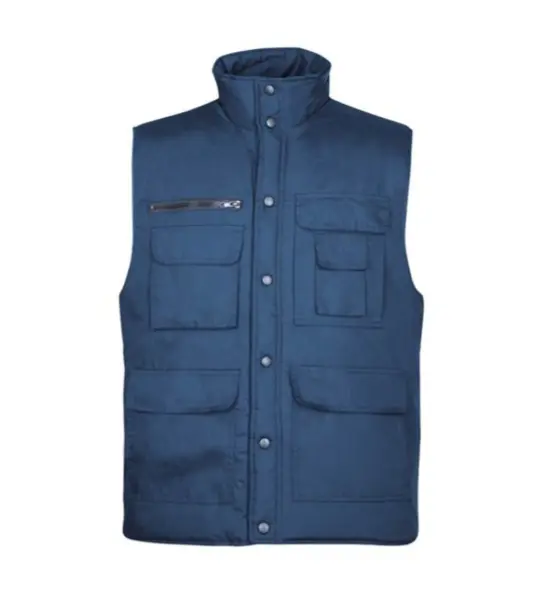 Vesta de iarna barbati cu buzunare, culoarea bleumarin, Ardon TONY, poliester 65 35 4XL, BLEUMARIN