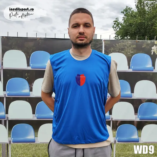 Vestă departajare WEMBLEY WD9 Albastru, Junior