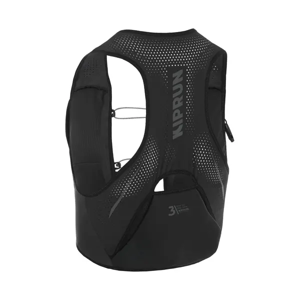 Vestă hidratare pentru alergare în competiții - KIPRUN 900 RACE 3L NEGRU Unisex