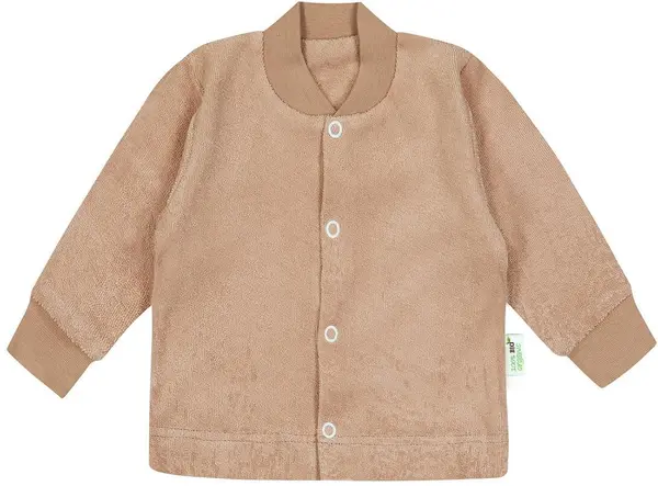 Vesta pentru copii Bio Baby - 74 cm, 6-9 luni, maro forte