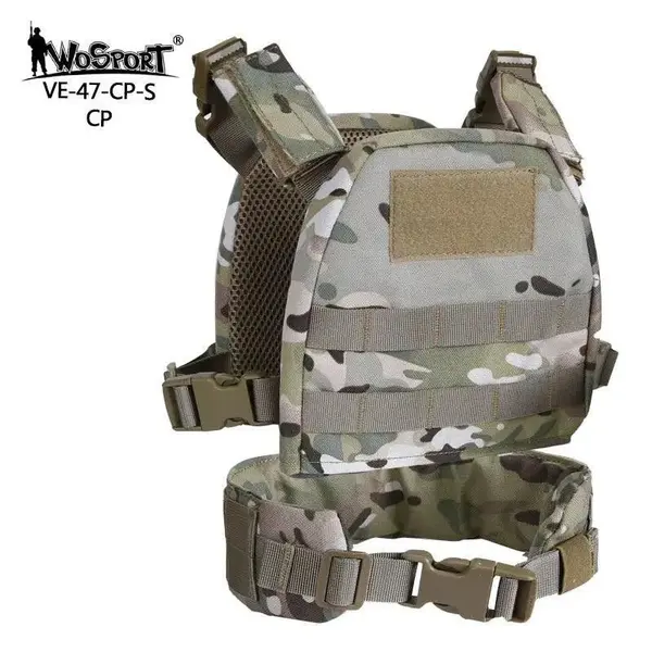 Vesta tactica army copii - plate carrier - MULTICAM / XS