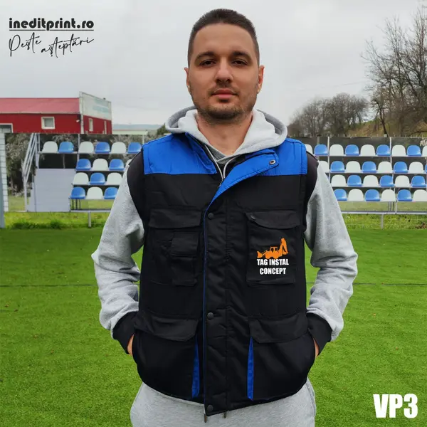 Vesta Thunder personalizabila VP3 L, BLEUMARIN CU ALBASTRU