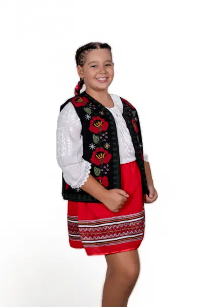 Vesta traditionala fetite Maci